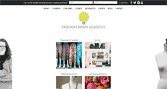 Desktop Screenshot of fashionbrainacademy.com